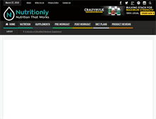 Tablet Screenshot of nutritionly.com